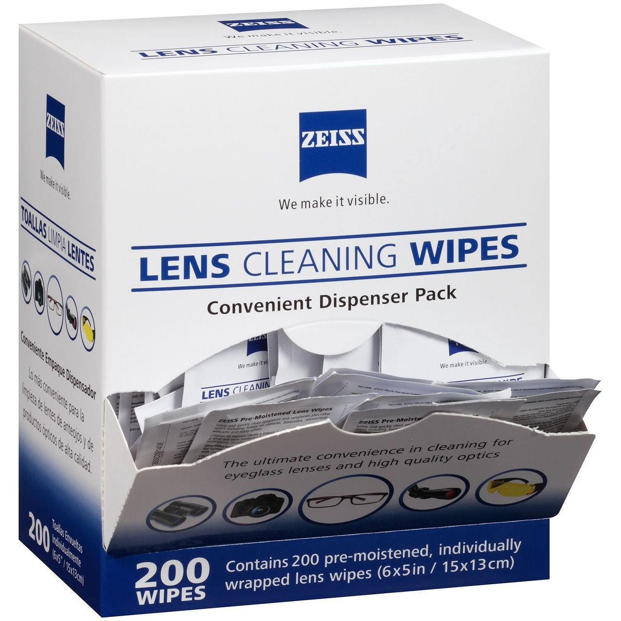 Zeiss Lens Cleaning Wipes 蔡司專業光學擦鏡紙 (10張)