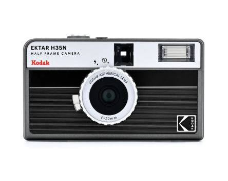 KODAK EKTAR H35N Half Frame 35mm Film Camera (Black)