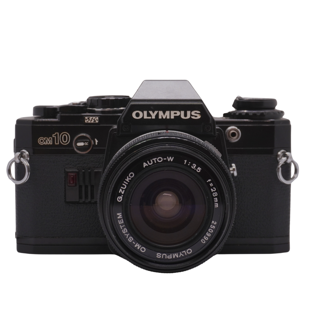 Olympus OM10 with f/3.5 28mm lens