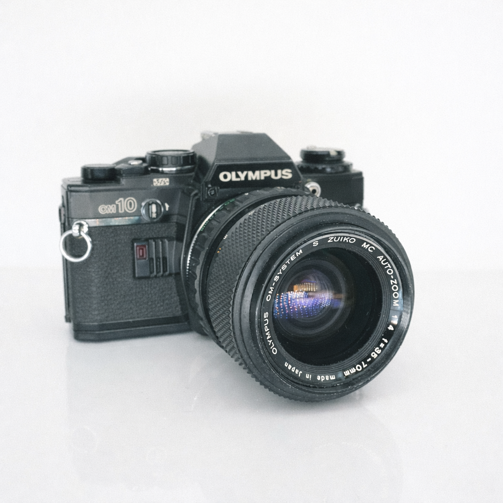 Olympus OM10 with f/4 35-70mm lens