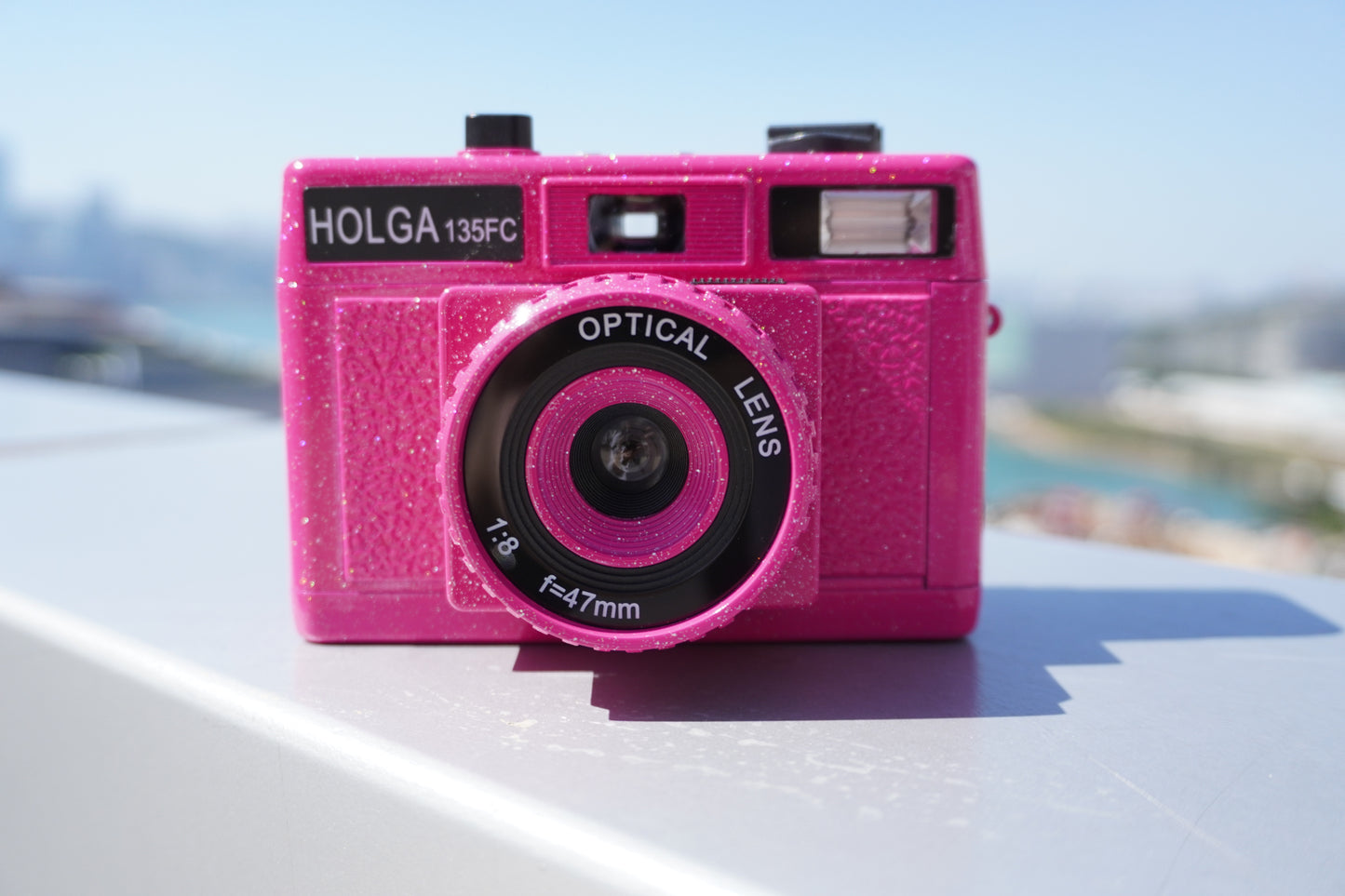 Holga 135FC Film Camera (Pink Sparkle)