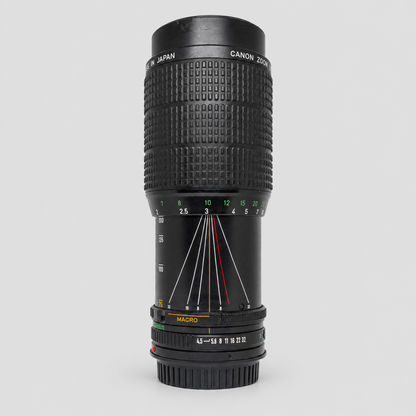 Canon FD Zoom f4.5 75-200mm