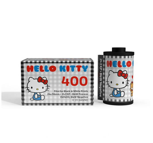 Escura Hello Kitty ISO 400 Black and White 24exp Expired Film (2023/12)