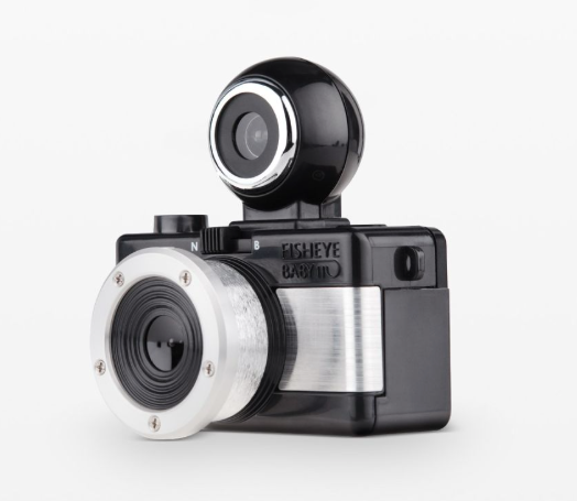 Lomography Fisheye Baby 110 菲林相機－型格黑色和銀色金屬版本