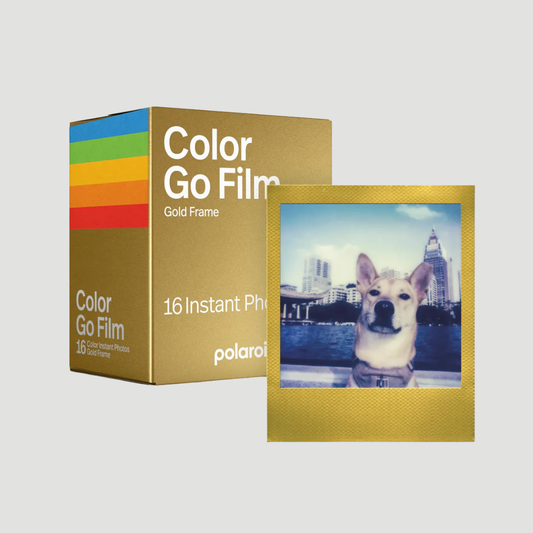 Polaroid Color Film for Polaroid Go 金色邊框特別版 (16sheets)