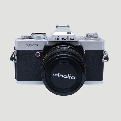Minolta X-7 w/ 50mm f1.7 lens