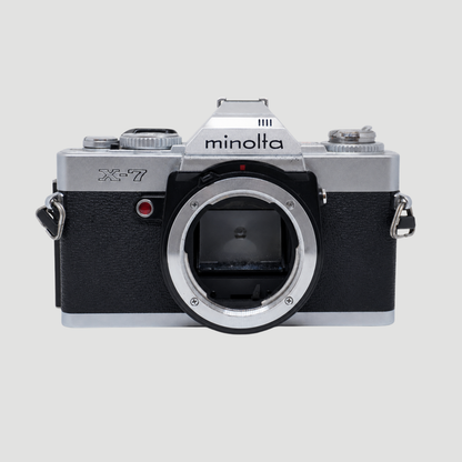 Minolta X-7 w/ 50mm f1.7 lens