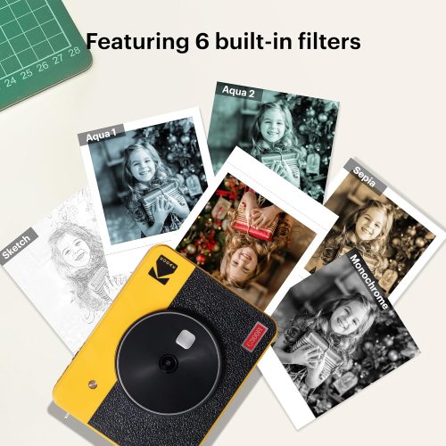 Kodak Mini Shot 3 Square Retro 即影即有相機 + 相片打印機 (白色)