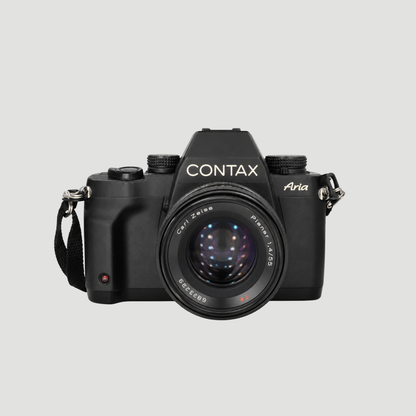 Contax Aria + Planar f1.4 85mm +Planar f1.4 50mm