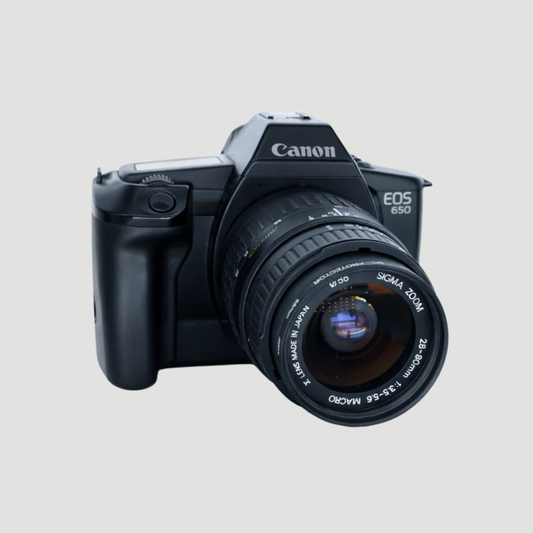 Canon EOS 650 w/ Sigma AF f3.5 28-80mm