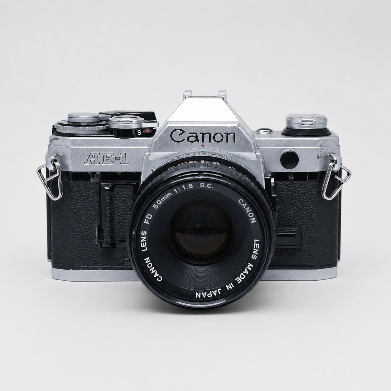 Canon AE-1 with 50mm f1.8 lens
