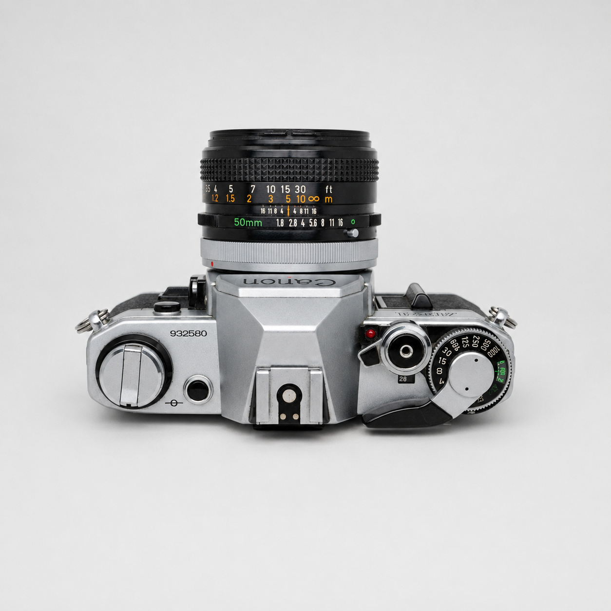 Canon AE-1 with 50mm f1.8 lens
