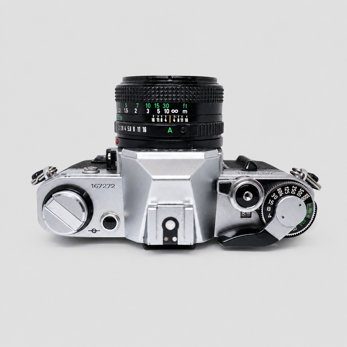 Canon AE-1 with 50mm f2 lens