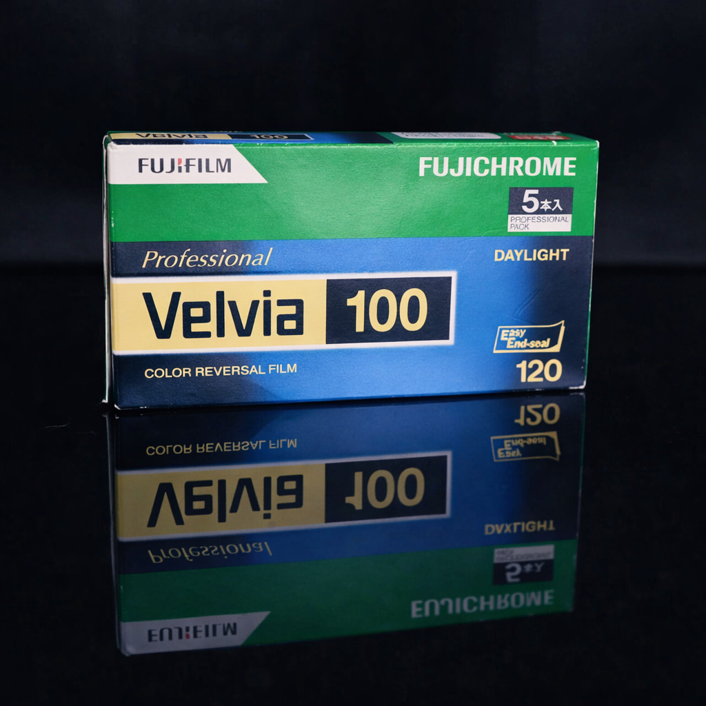Fujifilm Velvia 100 120 Reversal Expired Film (06/2021)
