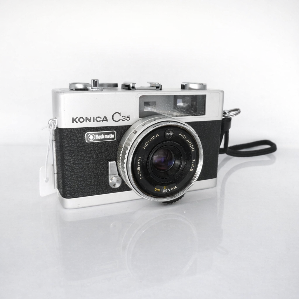 Konica C35 flashmatic 35mm film camera