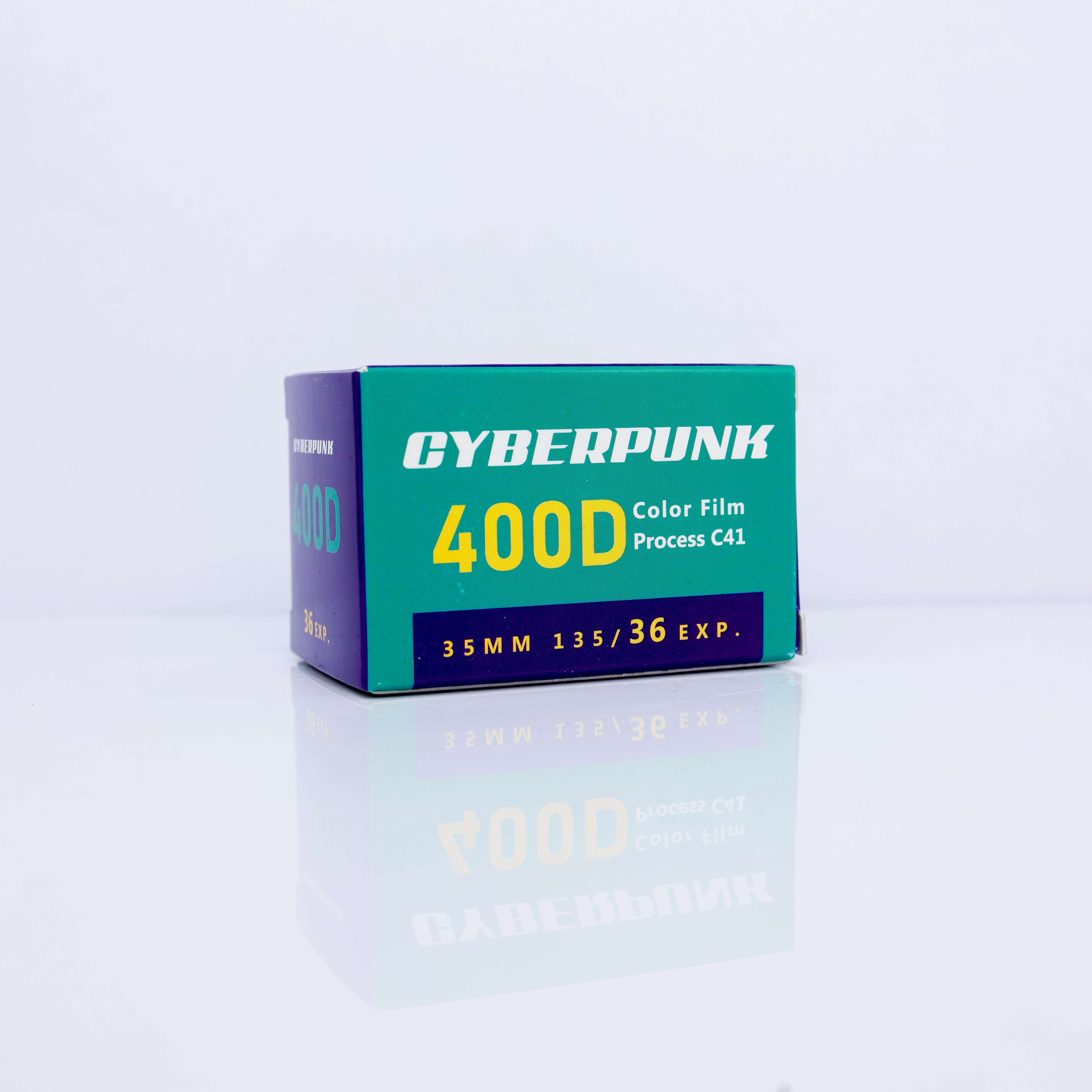 Cyberpunk 400 2-Pack 35mm Color Film – 36 Exp, C41 Process, No Remjet (Kodak Vision3 250D Based)