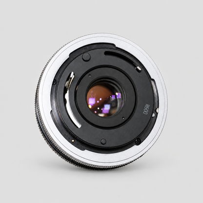 Canon AV-1 / FD 28mm f2.8 lens-back