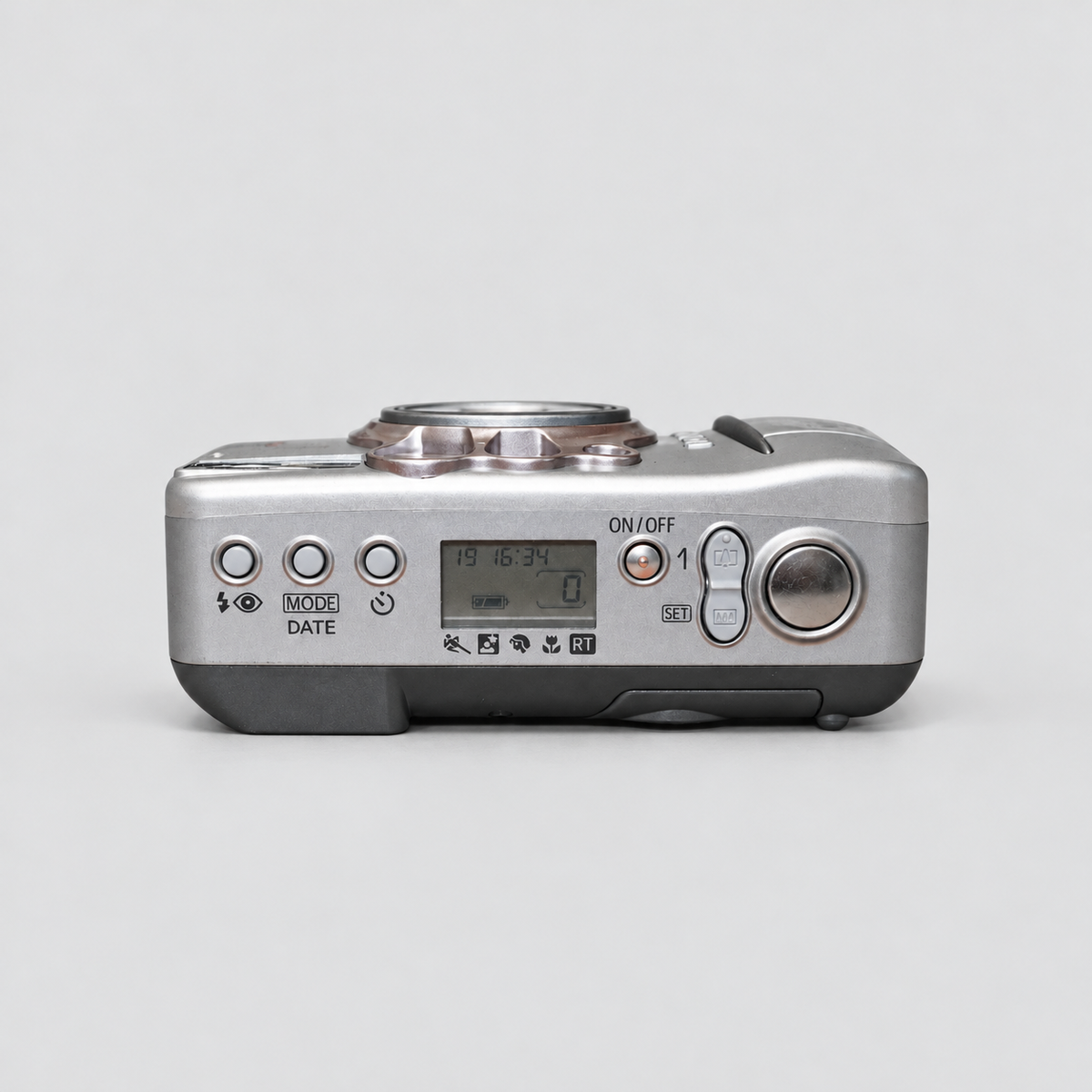 Canon Prima Zoom 80u Date 銀色菲林相機 頂部