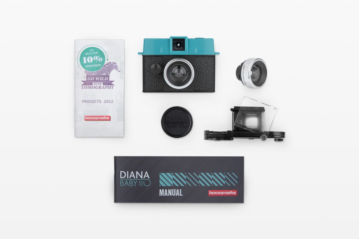 Lomography Diana Baby 110 菲林相機連12mm鏡頭套裝