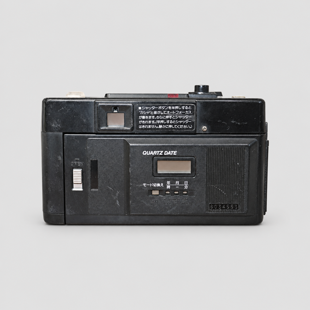 Fujica Auto-7 QD 背面及日期機背