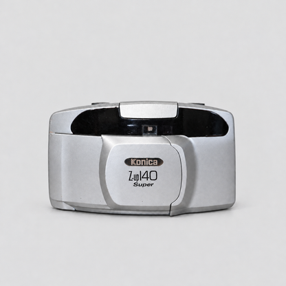 Konica Z-up 140 Super 銀色菲林相機 合蓋正面