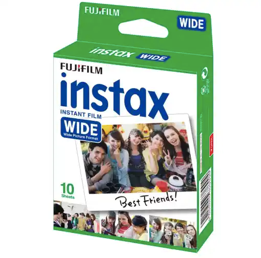 Fujifilm 富士菲林 instax wide 即影即有寬幅菲林相紙 白邊 (10張)