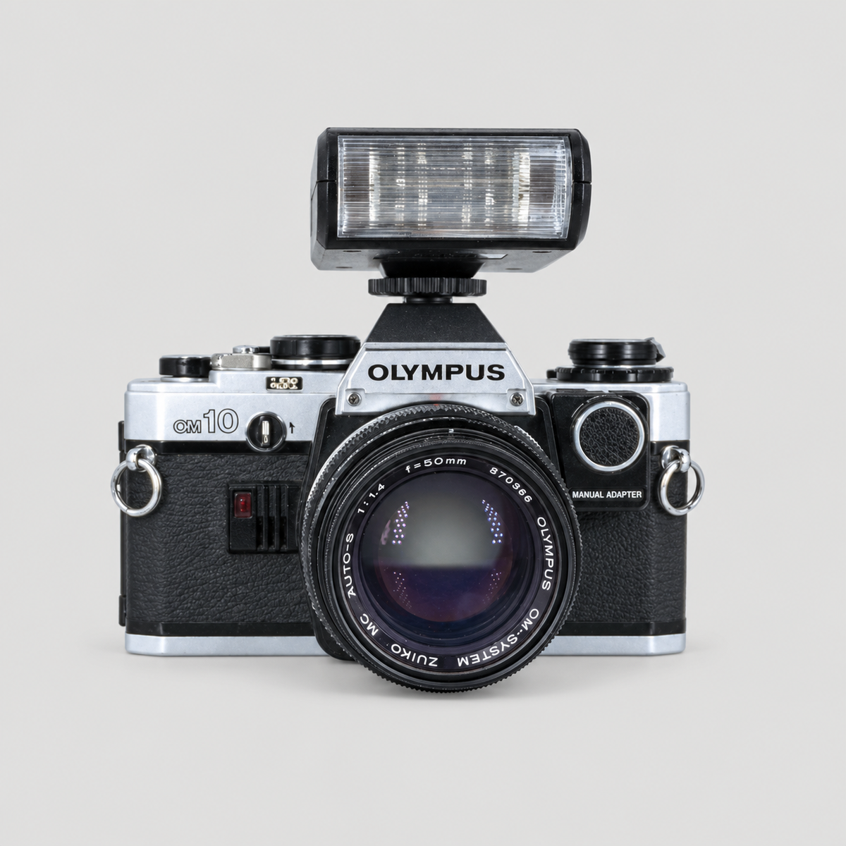 單反外置閃光燈 Flash Light — 安裝於 Olympus OM10 相機示範（相機不包括）