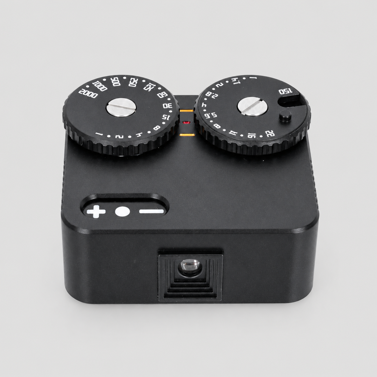 TTArtisan Light Meter B2 Black 二代測光錶 — 正面與雙轉盤